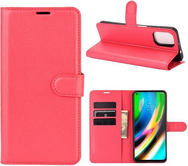 Produktbild MU Classic Litchi Leder Bookcover Series (Motorola Moto G9 Plus)