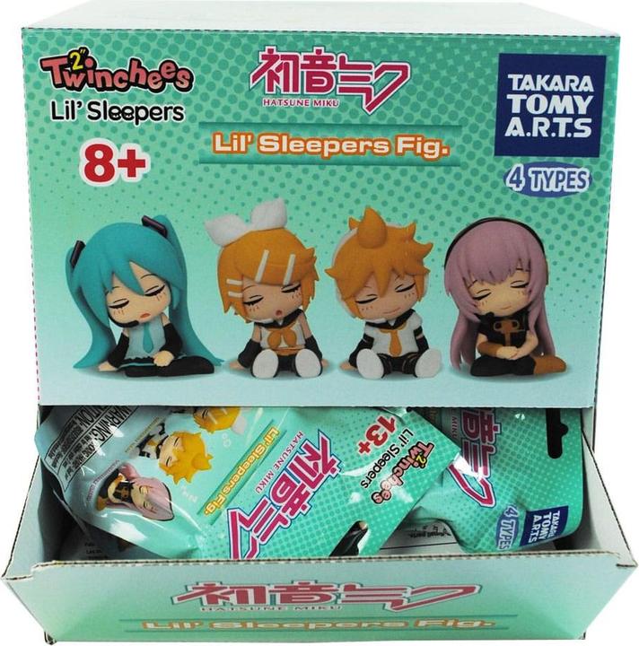 Produktbild Takara Tomy Hatsune Miku Twinchees Minifiguren Lil' Sleepers 5 cm Display (24)