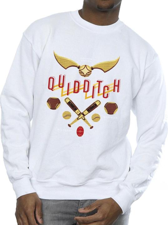 Actual product image Mens Quidditch Golden Snitch Sweatshirt (M)