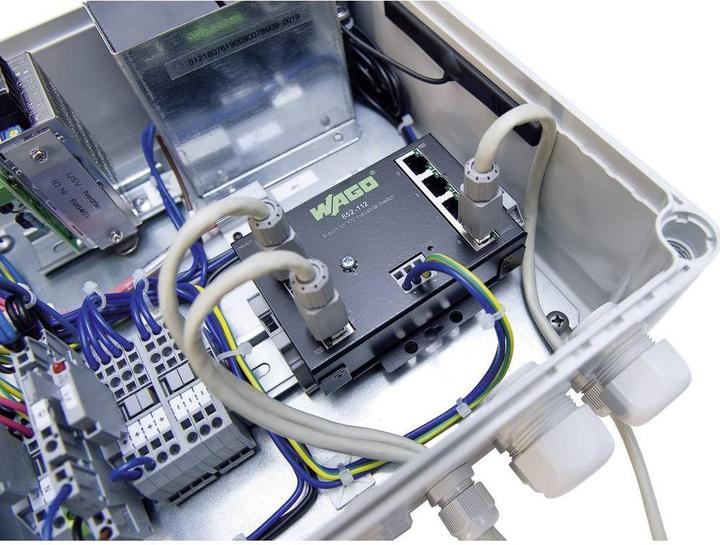 Actual product image Wago Industrial Ethernet Switch ECO 8 Port (8 Ports)
