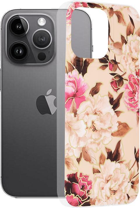 Immagine prodotto Techsuit - Marble Series - iPhone 14 Pro Max - Mary Berry Nude (Apple iPhone 14 Pro Max)