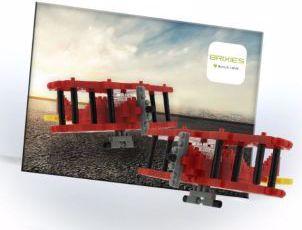 Produktbild Brixies Postkarte Doppeldecker