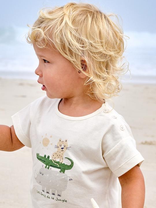 Produktbild Vertbaudet Baby-Set: T-Shirt & Shorts mit Streifenmuster (68)