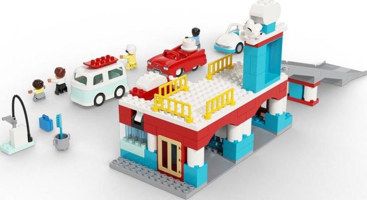 Produktbild LEGO Parkhaus mit Autowaschanlage (10948)