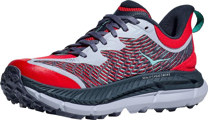 Actual product image Hoka Mafate Speed 4 Laufschuhe Cerise / Stormy Skies Damen (38.5, 39)