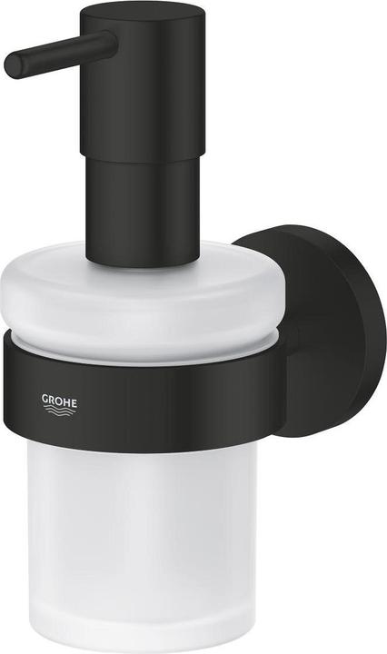 Productafbeelding Grohe Zeepdispenser ESSENTIALS, met houder, inhoud 160ml matzwart