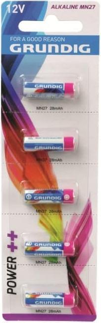 Immagine prodotto Grundig Batteria speciale 27 A alcalina-M (5 pz., A27, 28 mAh)