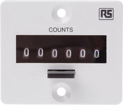 Actual product image Rs Pro Electromech Impulse Counter 56x48mm 24V