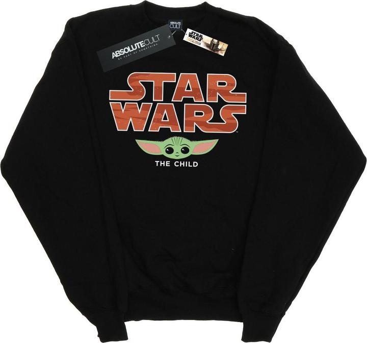 Actual product image Star Wars Mens The Mandalorian The Child Sunset Sweatshirt (M)