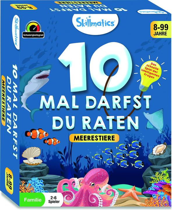 Actual product image Skillmatics 10 times guess marine animals, d (German)