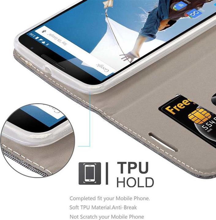 Actual product image Cadorabo Book Jeans Optics Cover (Motorola Nexus 6)