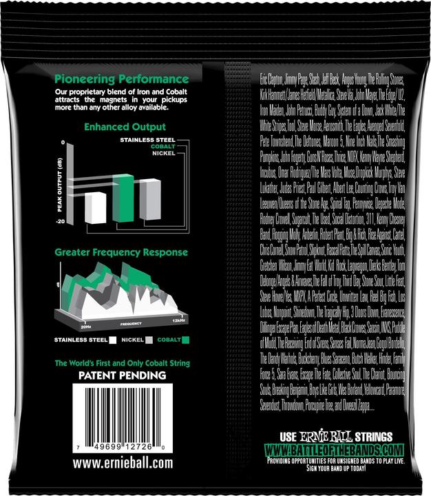 Produktbild Ernie Ball Slinky Cobalt (6 x, E-Gitarre, 0.06")