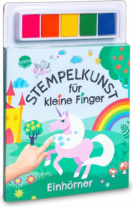 Actual product image Stamp art for little fingers. Unicorns
