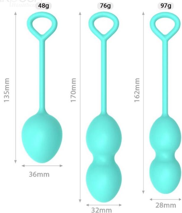 Actual product image Armony Anabiosis Vaginal Hantle 3 Levels Green