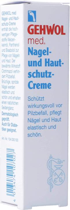 Gehwol med Nagel- und Hautschutz-Creme (Fusscrème & Fussgel, 15 ml)