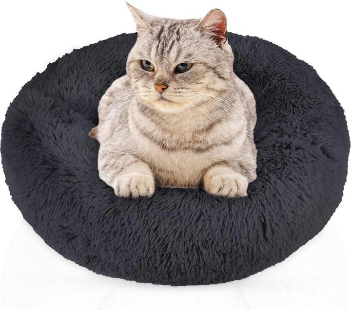 Immagine prodotto Intirilife Letto per animali in grigio diametro 100 cm (Gatto, Cane)