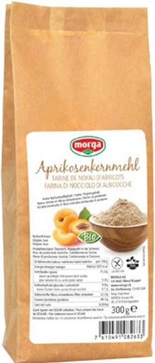 Actual product image Morga Apricot kernel flour gluten free organic (300 g)