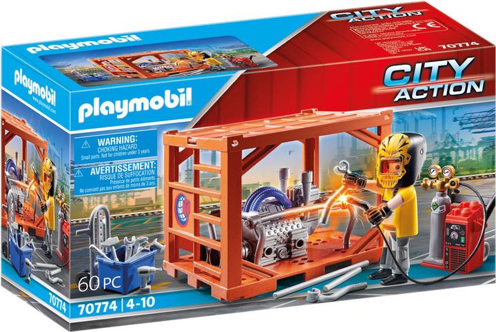 Actual product image Playmobil Container production (70774, Playmobil City Action)