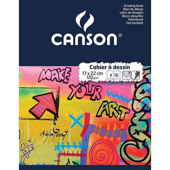 Actual product image Canson Drawing book, blank, 125 gsm, 240 x 320 mm (240 x 320 mm)