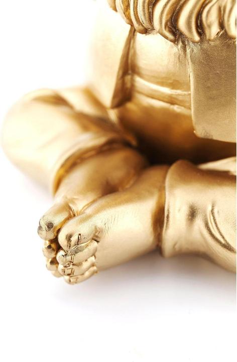 Immagine prodotto Kare Design Figura deco meditazione nana meditazione oro verde 19cm (22 x 12 x 18 cm)