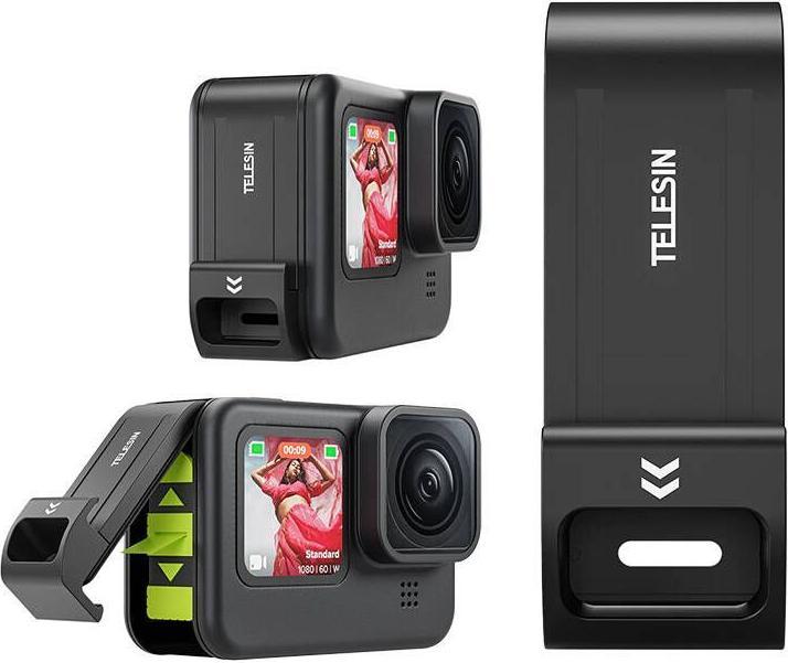 Actual product image Telesin Drzwiczki Ładowania Klapka Baterii Zaślepka Z Otworem Usb-c Do Gopro Hero 11 10 9 / Gp-clc-g11 (9, 11)