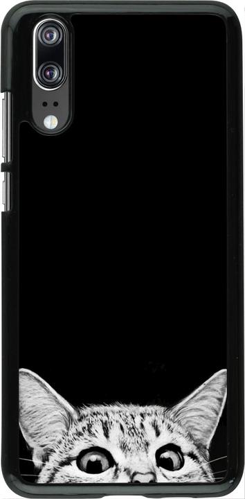 Immagine prodotto PhoneLook Copertina Gatto che guarda in alto nero (Huawei P20)