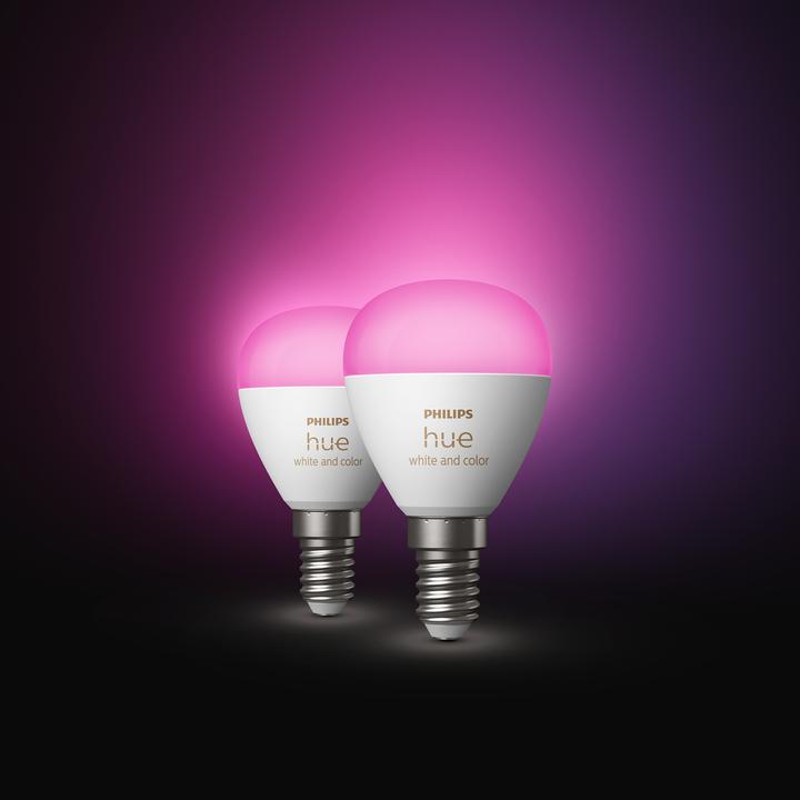 Produktbild Philips Hue White & Color Ambiance Luster (E14, 5.10 W, 470 lm, 2 x, F)