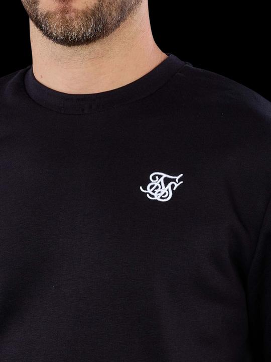 Actual product image Siksilk Sweatshirts Black Essential Sweatshirt (L)