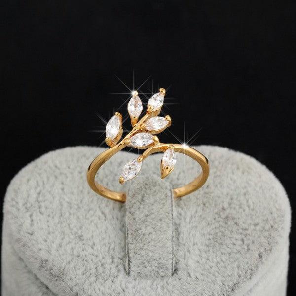 Produktbild Hermex Gold Ring RGP mit Zirkonia - Gold Gr. 52 (52)