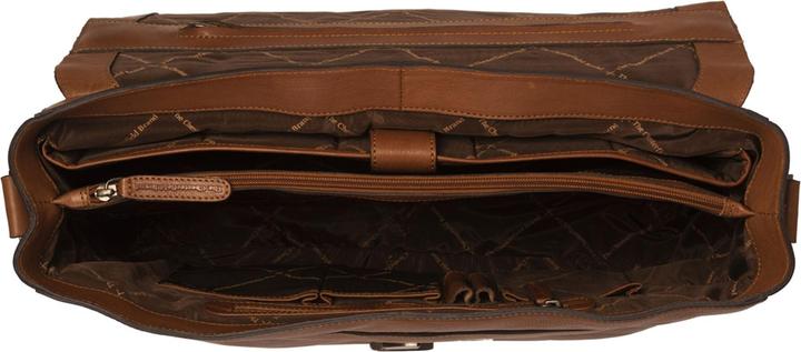Image du produit The Vegan Cow Chesterfield Brand Leren Laptoptas Cognac Iowa