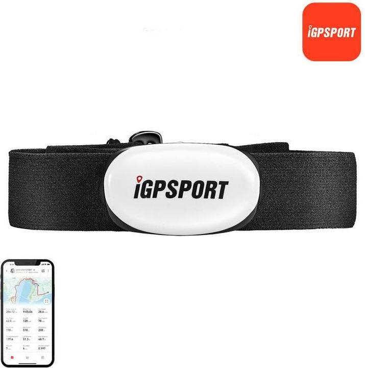 Actual product image iGPSport heart rate monitor belt for garmin compatible computers and other hr40 igps 630-620 -520 -320