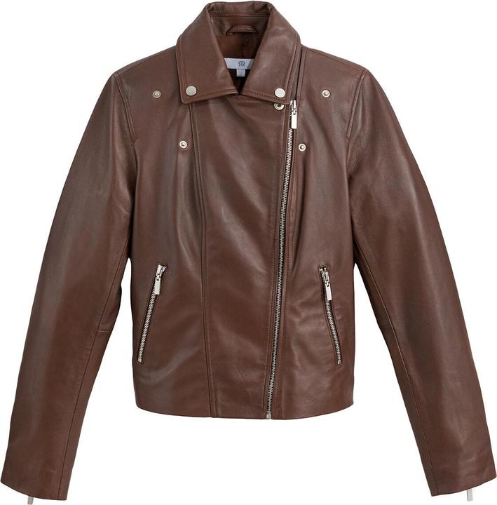 La Redoute Collections Lederjacke im Bikerstil