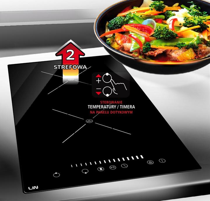 Immagine prodotto LIN Piano cottura a induzione LI-A23511 3500 W Nero
