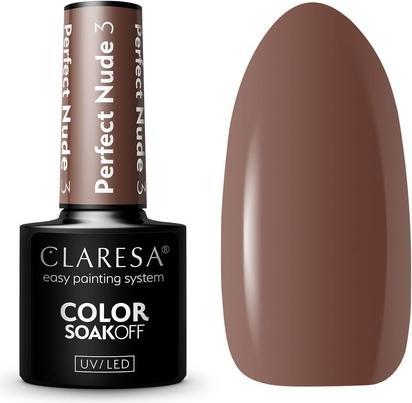 Image du produit Claresa 03 Perfect Nude Vernis à ongles UV 5ml (Beige, Vernis couleur)