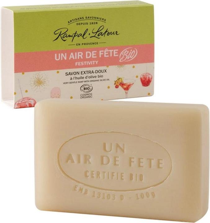 Actual product image Rampal Latour Certified organic soap Un Air de fête