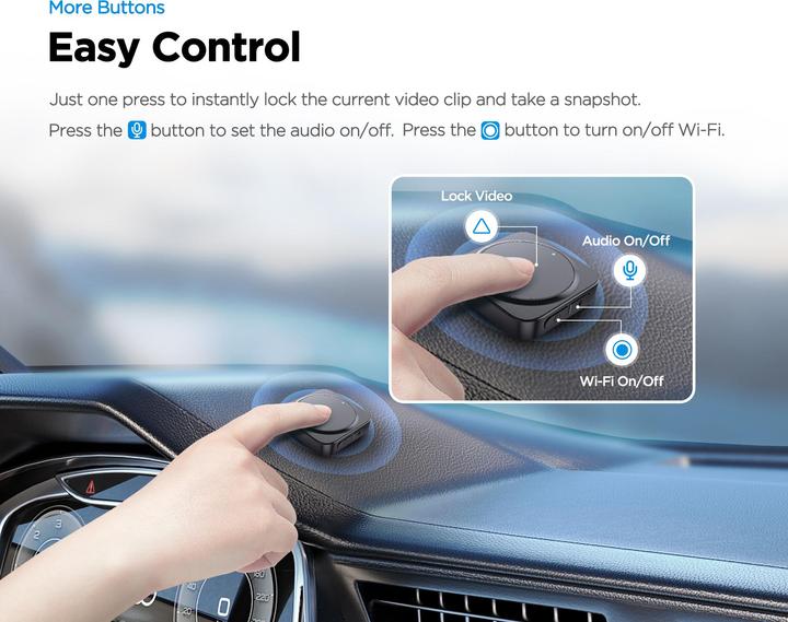 Immagine prodotto Viofo BTR200 bluetooth remote control (Ricevitore GPS, Bluetooth)
