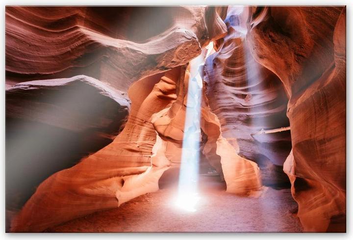 Actual product image Trenddeko Sun rays in Antelope Canyon (60 x 40 cm)