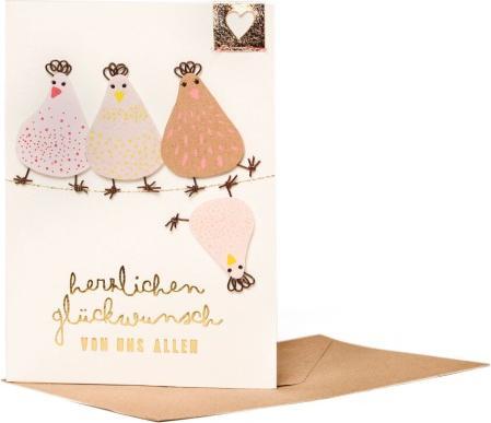 Produktbild Good Old Friends Crazy Chicken Karte "Happy Birthday du verrücktes Huhn" von