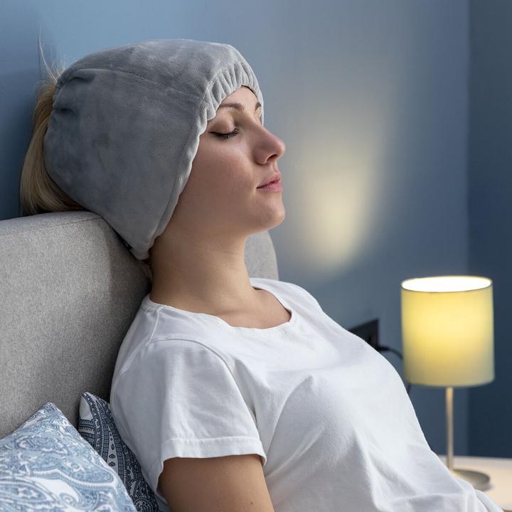 Image du produit InnovaGoods Hawfron Migraines et Relaxation Gel Hat Grey