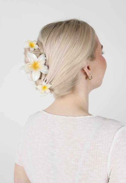 Produktbild Trisa Fashion Frangipani Set Haarklammern & Clip Gelb 5 Stk. (5 Stk.)