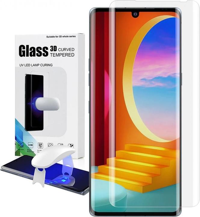 Produktbild G-Case LG Wing Nano Optics Curved Glas Liquid UV Anti Blue Light Panzerglas (1 Stück, LG Wing)