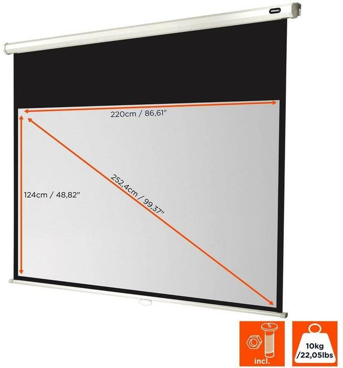 Actual product image Celexon Rollo Economy, Canvas, 16:9 (99.61", 16:9)