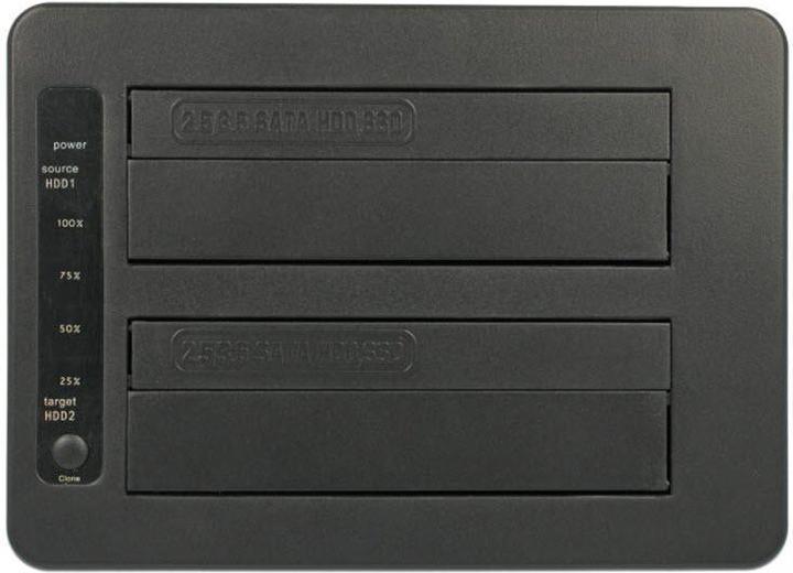 Actual product image Delock Docking and cloning station Dual Sata HDD / SSD