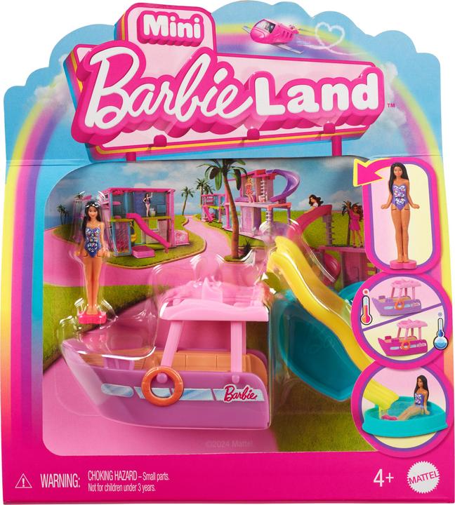 Barbie Mini BarbieLand Dreamboat con bambola