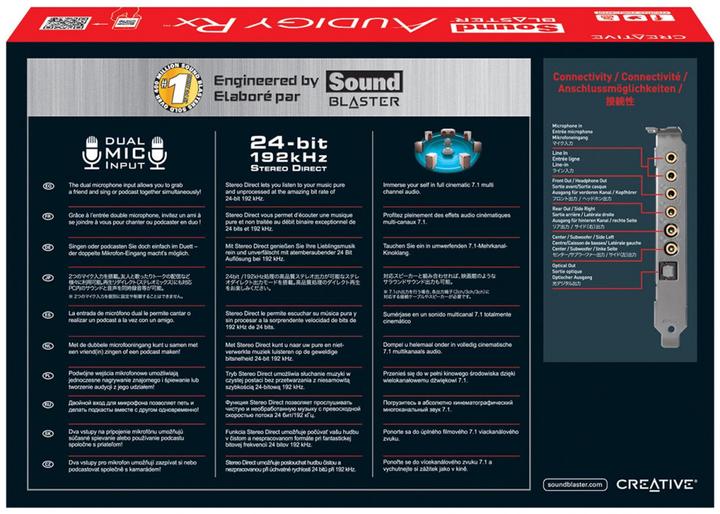 Produktbild Creative Sound Blaster Audigy Rx (PCI-E x1)