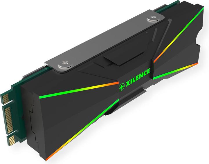 Produktbild Xilence M2SSD.B.ARGB Speichermodul Kühler Schwarz 1 Stück(e)