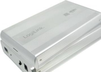 Actual product image LogiLink Hard drive enclosure 3.5" S-ATA USB 3.0 aluminium, silver (3.5")