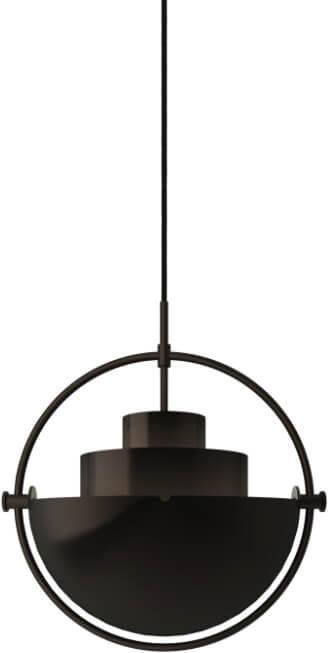 Produktbild Gubi Multi-Lite Pendelleuchte Small Black Brass (E14)