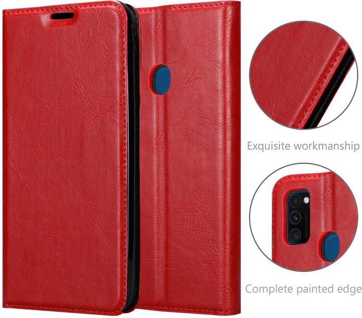 Actual product image Cadorabo Book Invisible Magnet Cover (Samsung Galaxy M30s, Samsung Galaxy M21)