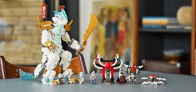 Actual product image LEGO Zane's ice dragon (71786, LEGO Ninjago)